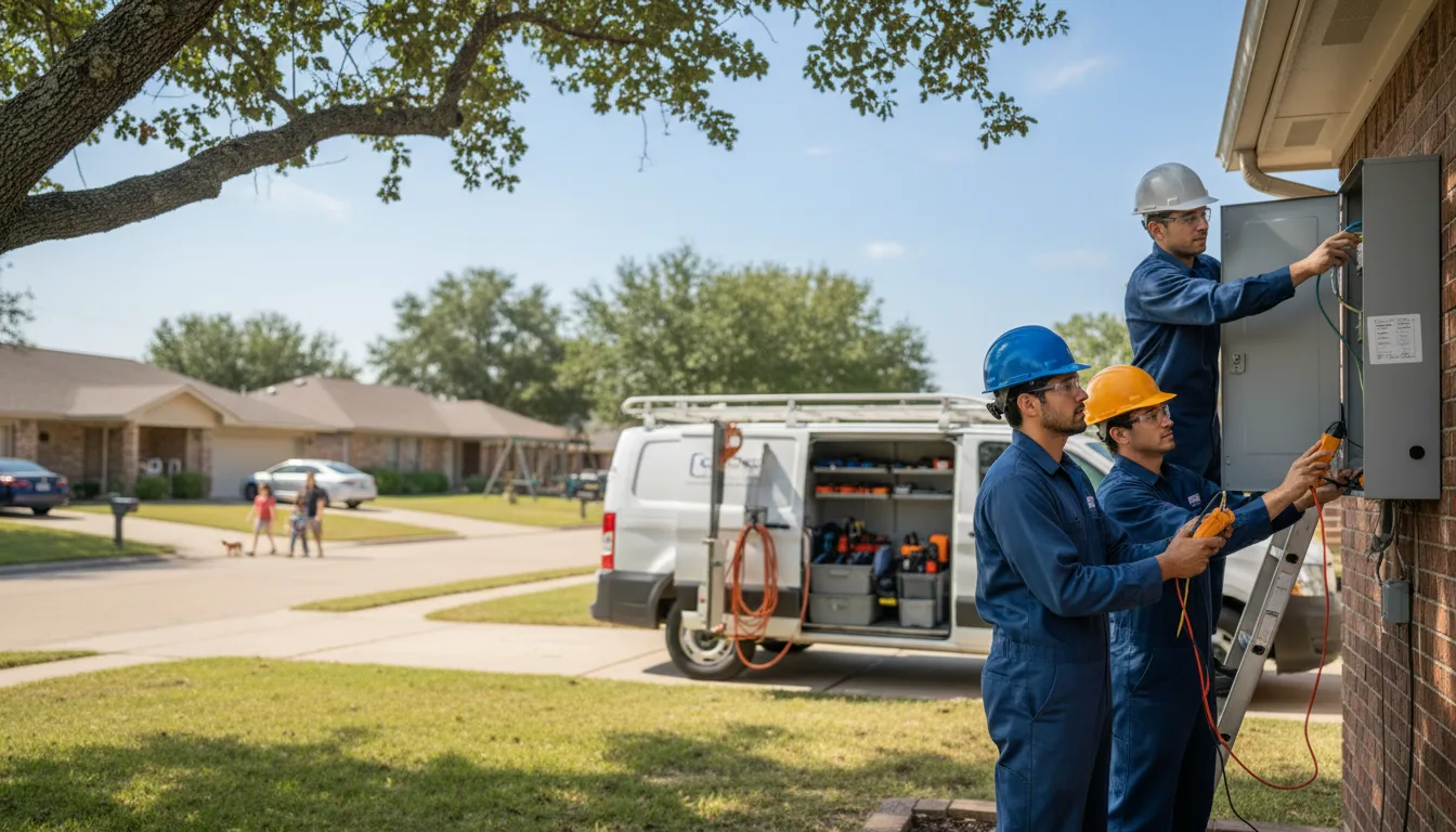 Certified electrician providing emergency electrical services in Ora, IN